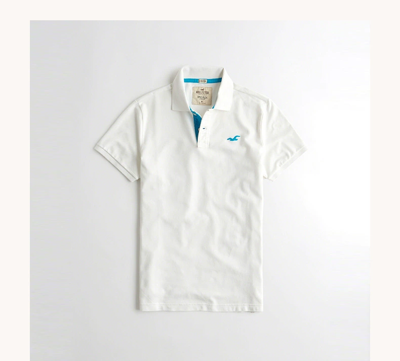 Hollister căng cườm cotton áo sơ mi nam 196947 ao polo nam