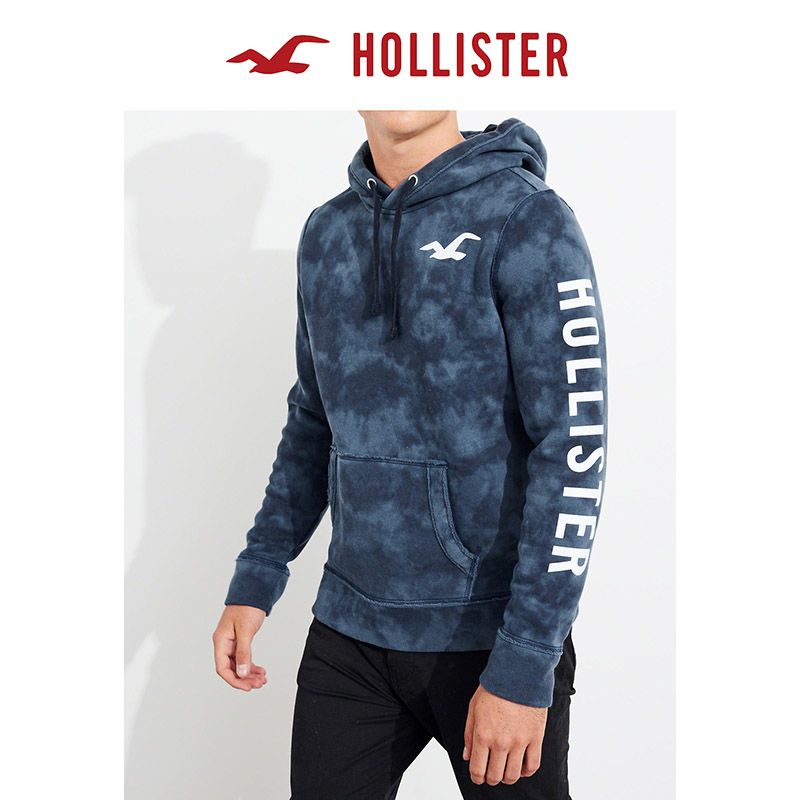 blue hollister sweater