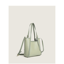 Fashion 2022 Korean version of the new minimalist texture Girls Bautote bag Bucket Bag Single Shoulder Large capacity primary and secondary bag Hand