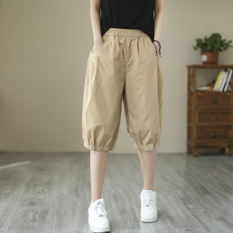 Casual Shorts for Women, Popular Summer Style, Loose Fit, Plus Size, Straight-Leg, High-Waisted, Five-Point Pants, Wide-Leg Harem Pants, Six-Point Pants Casual Shorts for Women, Popular Summer Style, Loose Fit, Plus Size, Straight-Leg, High-Waisted, Five-Point Pants, Wide-Leg Harem Pants, Six-Point Pants