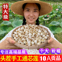 Lotus seed dried goods 500g extra large grade cored 2023 new goods fresh Jianning first-class farmhouse pure handmade white lotus