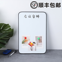 Soft Side Whiteboard Writing Board Support Type Magnetic Home Children Commercial Hanging Double Sided Writing Board Erasable small blackboard White class White class Desktop office Mini Cheat Reminder Board board Remain board