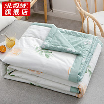 Air conditioning quilt Summer cool quilt Cotton cotton summer quilt thin summer single double spring and Autumn quilt Summer thin quilt washed