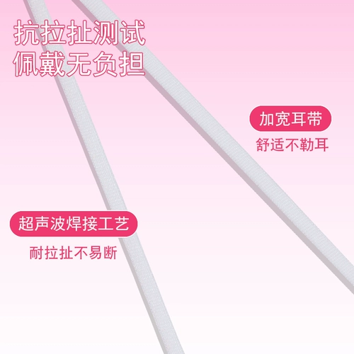 Детская трехмерная медицинская маска, детские мультяшные наушники, 3D