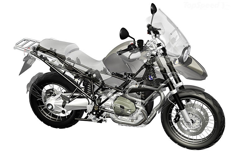 Модель мотоцикла BMW r1200gs