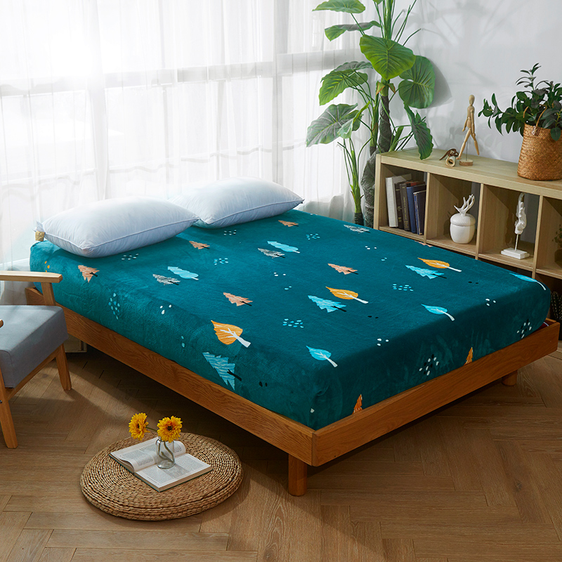 1.8m Coral doanh nghiệp giường đôi bedspread mảnh duy nhất của pháp luật flannel dày Levin mùa đông ấm giường cashmere bao gồm 1,5 m - Trang bị Covers Ga chun Everon