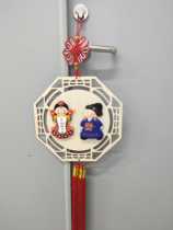 Korean wooden frame pendant Korean restaurant decorative wall hanging