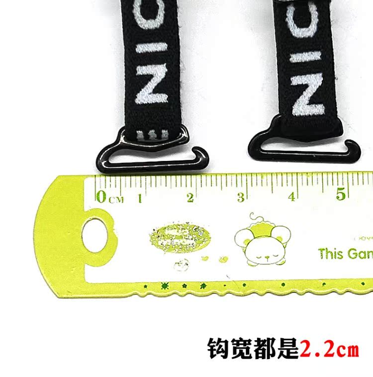 2 cặp chữ in dây đeo vai đồ lót bra chống trượt quai chéo cổ áo từ trong suốt dây áo quai trong