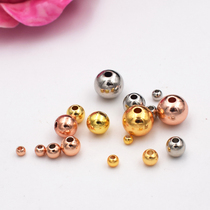 Semi-silver bead accessories imported from the United States 14K gold positioning beads diy bracelet ankle chain spacer beads light beads Buddha beads scattered beads