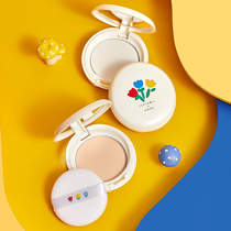 Judydoll Orange Blossom Eevan Garden Series High Definition Flexo Ceramic Powder Cake Honey Pink Cake Matte Matte