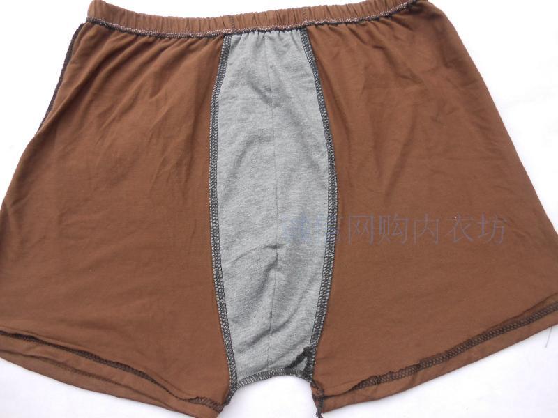 Trung niên và người già bông đồ lót cộng với phân bón XL nam boxer shorts cotton chân phẳng quần short nam boxer