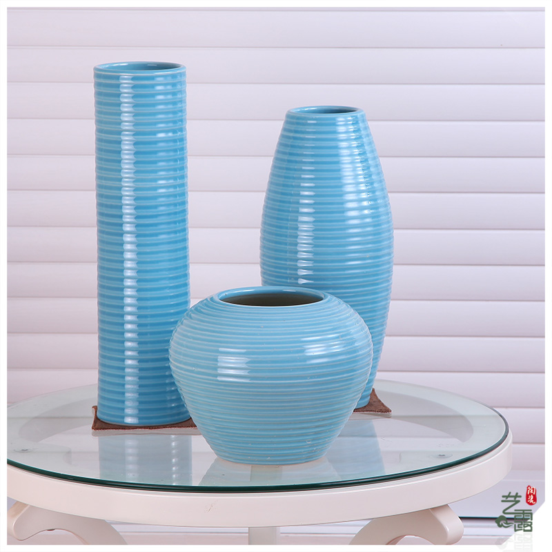 I and contracted American lucky bamboo vases, flower receptacle household act the role ofing is tasted decorate furnishing articles flowers, jingdezhen ceramic vase
