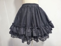 (Wang Yan with summer) lolita lining skirt extension skirt bottom skirt Skirt Brace Lace lace with lotus leaf edge 100 lap