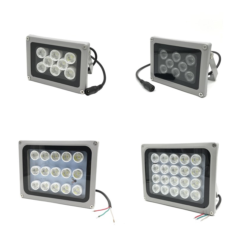 Monitor Night Vision Tonic Light light 220V Automatic induction LED light fence machine photo plate Auxiliary lamp white light infrared DC12V