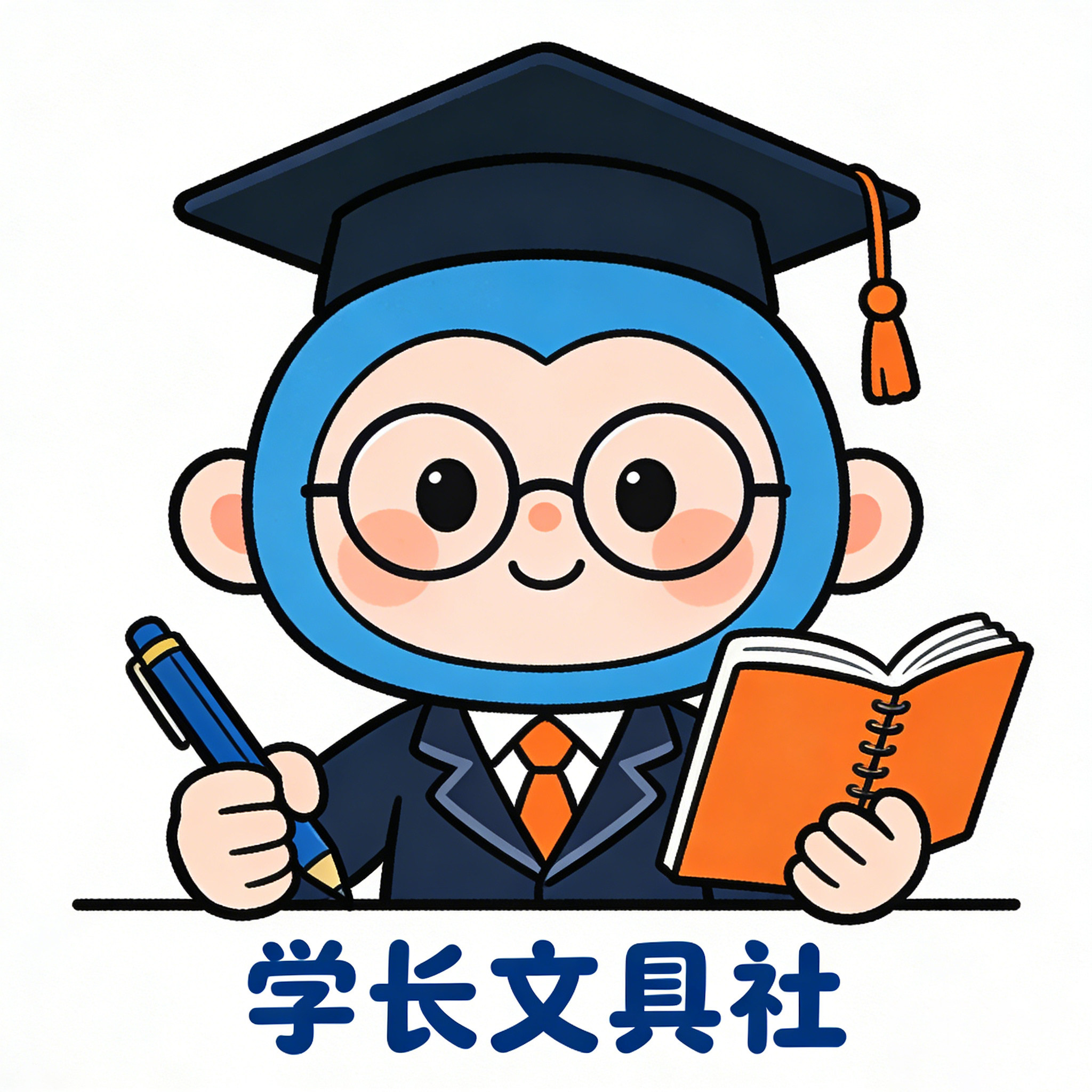 学长文具社的LOGO
