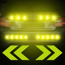 Car arrow reflective stickers special electric car motorcycle decoration night highlight rear bumper car tail light vehicle warning