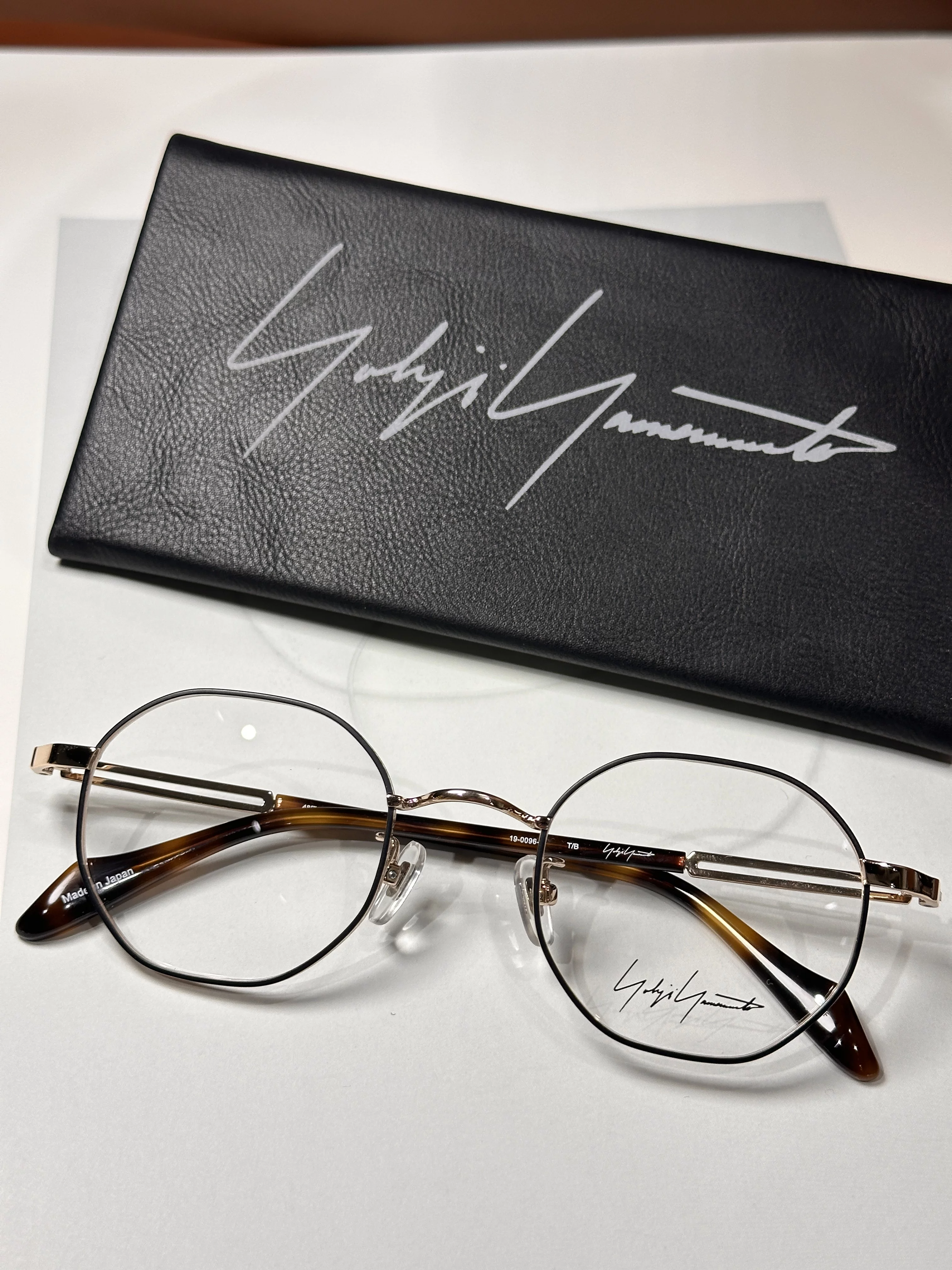 Очки Yohji Yamamoto 19-0096 Ретро-фэшн дизайн для близорукости ультра-легкие оправы полного кадра