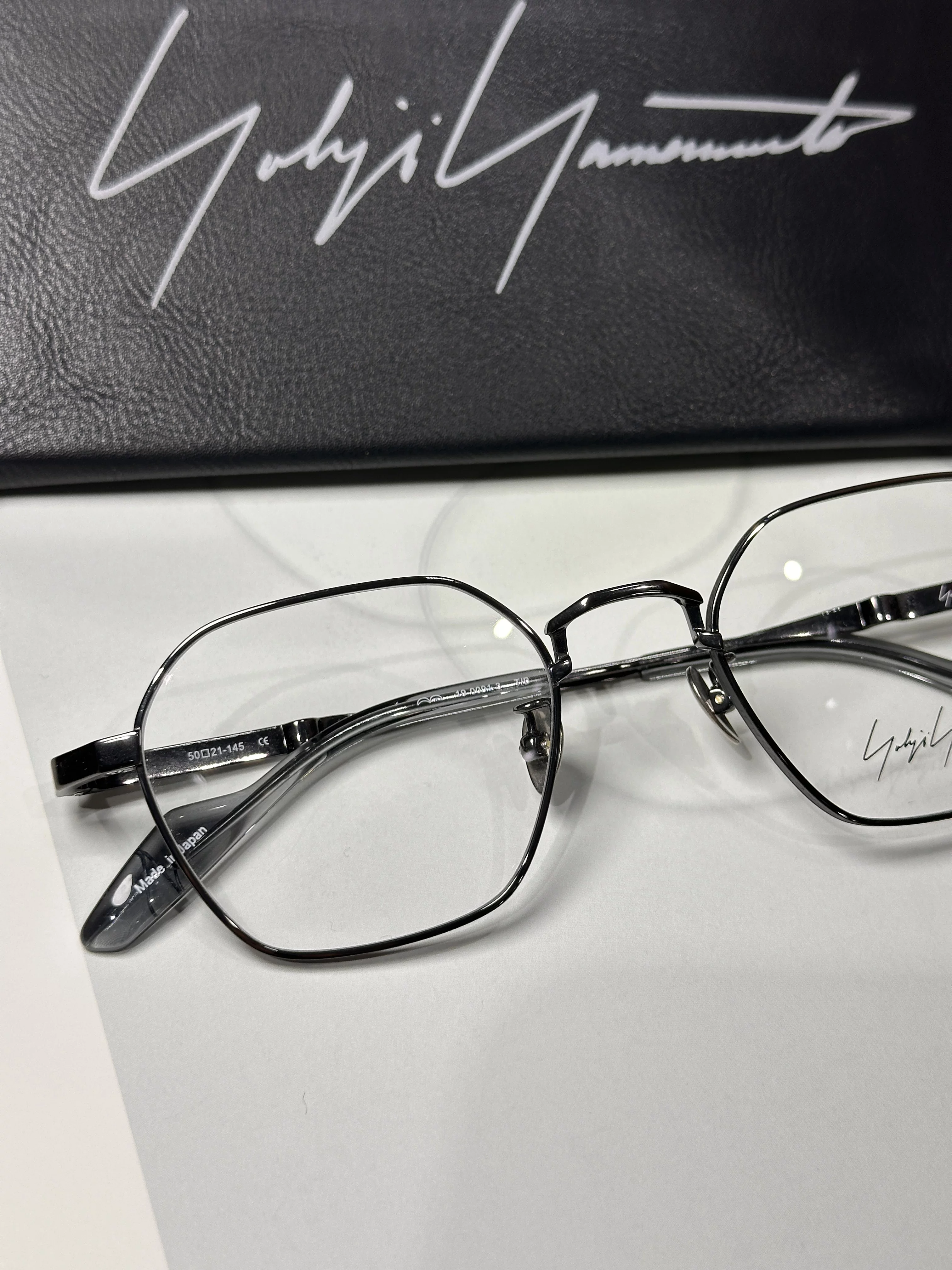 Очки Yohji Yamamoto 19-0091 очковая оправа для близорукости полная оправа Made in Japan Геометрическая ретро мода