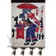 Miao people imitate batik paintings, ethnic minority-specific patterns, double-layer murals, Miao people Dai people 56*78cm