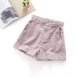 N1ce 17 xuân mới thời trang retro! Corduroy cắt chéo khâu eo đàn hồi quần legging rộng Quần short
