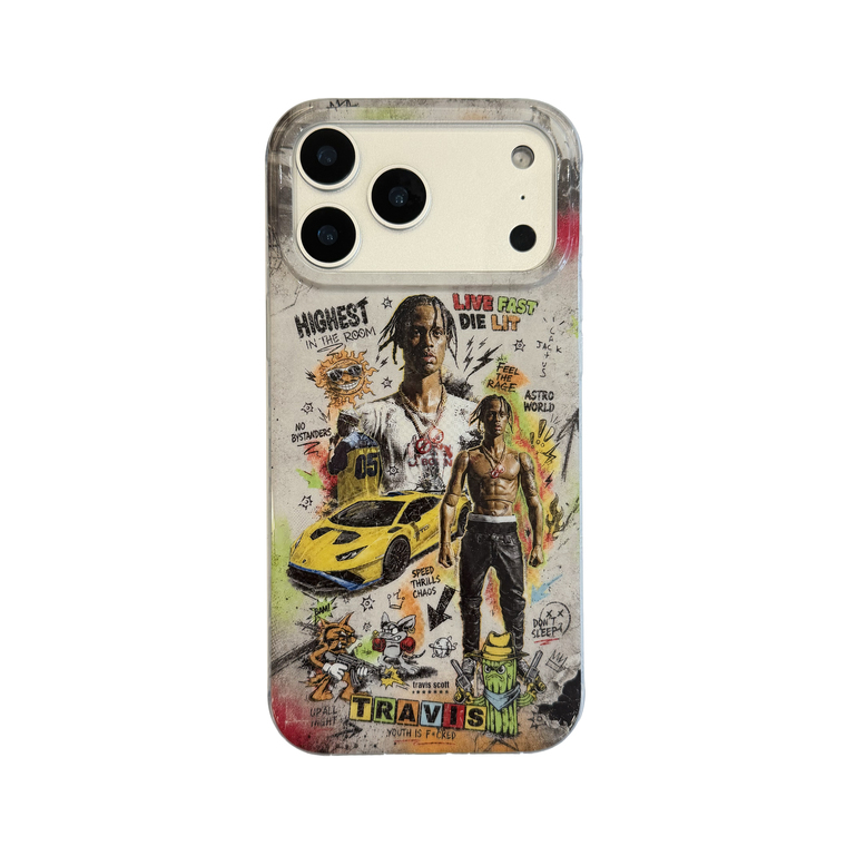 Travis Scott Graffiti IMD iPhone Case