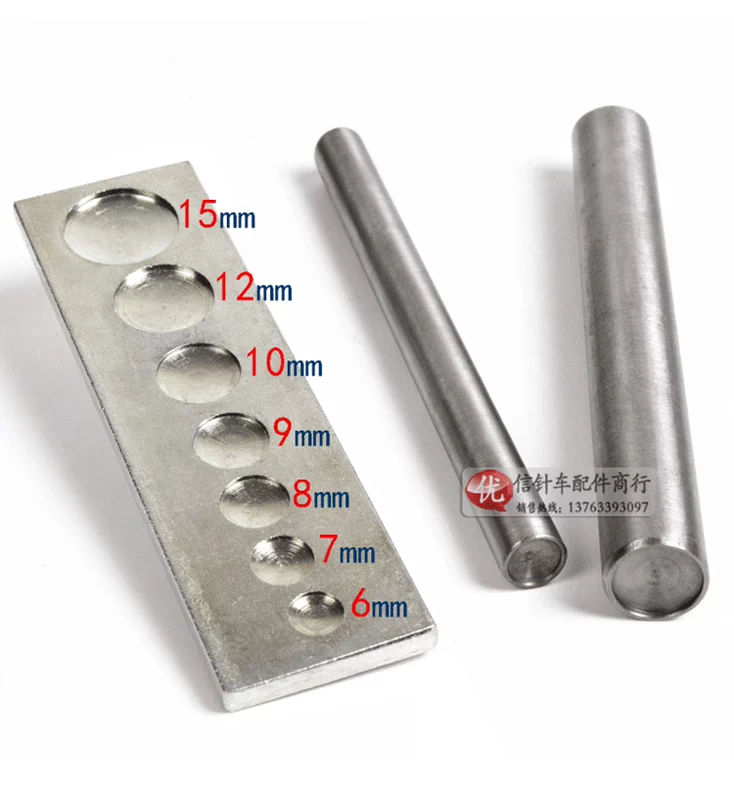 Plane Rivet Rivet Rivet đứng về phía khuôn DIY tay trên một mặt phẳng cú đấm cài đặt đinh tán đấm công cụ cầm tay - Công cụ & vật liệu may DIY