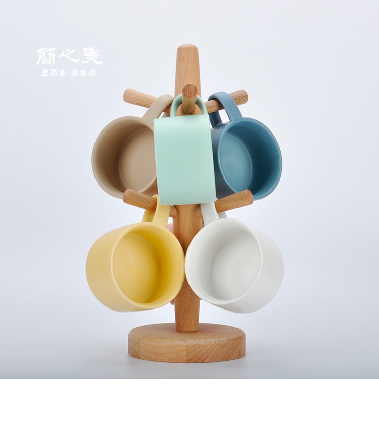 Macarons dễ thương cá tính đơn giản mờ mờ cà phê gốm cốc cốc cốc ăn sáng cốc tình yêu cốc - Cà phê đồ pha cafe