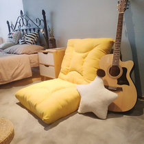 Sloth sofa Single day style tatami Bedroom Bed Chair Bed Cushion Leaning Back Chair Small Family Type Folded Sofa Chair