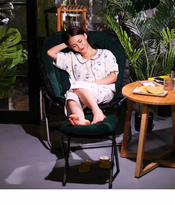 ghế beanbag đơn phòng ngủ ghế ký túc xá thường lười biếng sofa ban công hiện đại phòng ngủ tối giản - Ghế sô pha