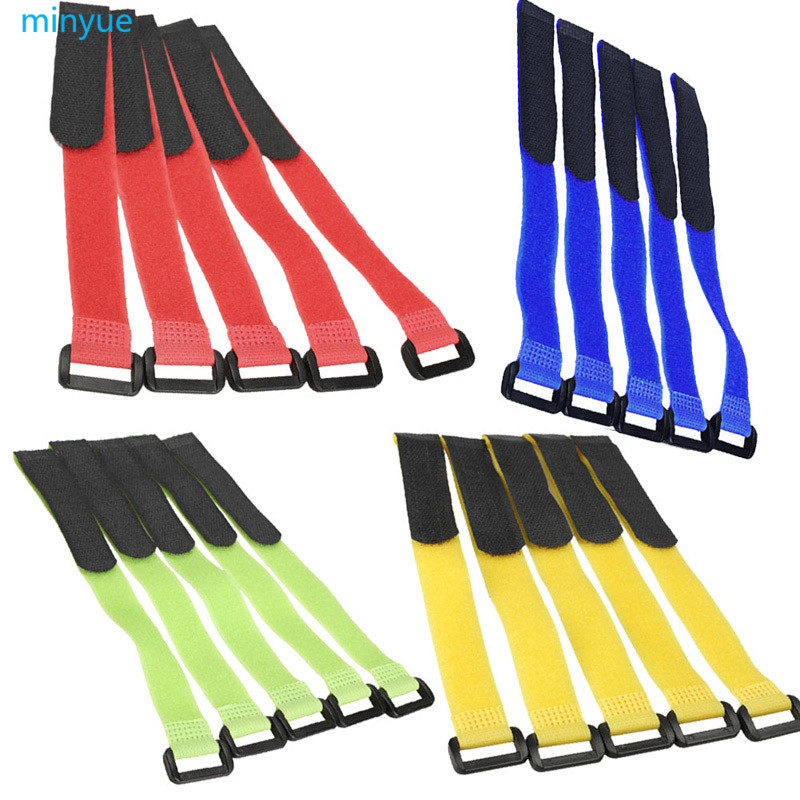 5Pcs Magic Tape Straps Fastener for Li-Po Battery of RC Airc