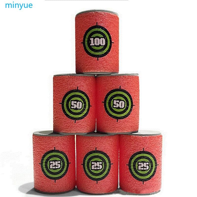 6 Pcs EVA Soft Target for Nerf N-strike Elite Series Blaster