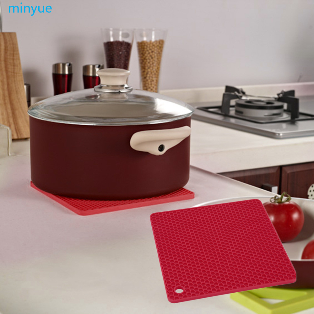 New Arrival Honeycomb Heat Resistant Cup Mat Silicon Colourf