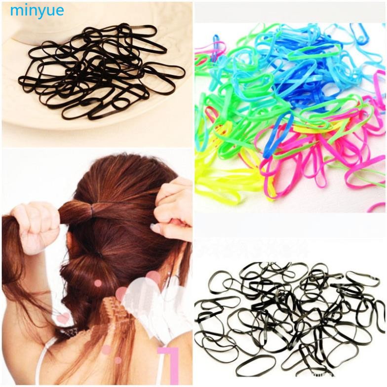 300pcs Baby Girl Kids Tiny Hair Accessary Hair Bands Elastic