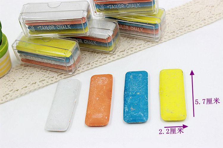 công cụ khâu tổng hợp phấn màu phấn DIY handmade may phấn phấn mảnh tam giác may bút - Công cụ & vật liệu may DIY khung thêu