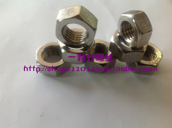 Authentic 304 stainless steel nut hexagonal screw cap screw cap M3M4M5M6M8M10M12M14M16M20M24