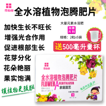 Family gardening fully water-soluble plant effervescent fertilizer element water-soluble fertilizer promoting plant root growth root-like seedlings