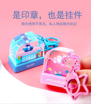 Childrens cartoon cute name phone seal baby kindergarten entered the kindergarten custom-made primary school students do not fade waterproof seal