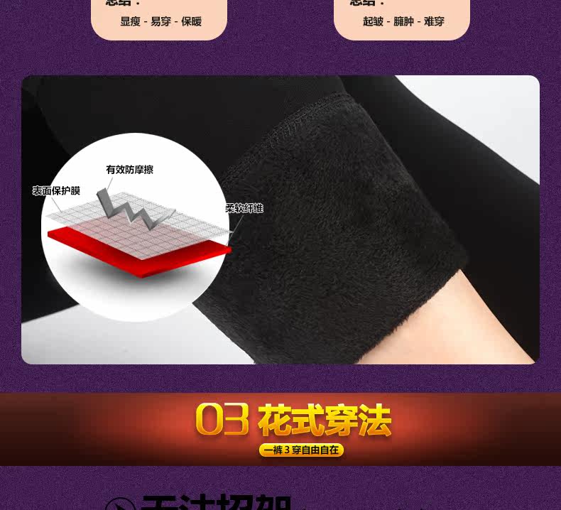 Pantalon collant YZL30013C en polyester, polyester,  - Ref 748395 Image 14