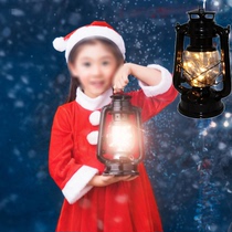Kerosene lamp led photo studio props old oil lamp old childrens photo wedding photography photo shooting retro horse lantern