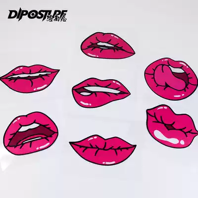 Acrophobia sticker red lip car body fuel tank cover window car tail label creative personality reflective waterproof car sticker