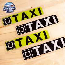 Homophobic Tide Car Sticker TAXI Rental JDM Interesting Personality Creative Taxi Post Reflective Sticker