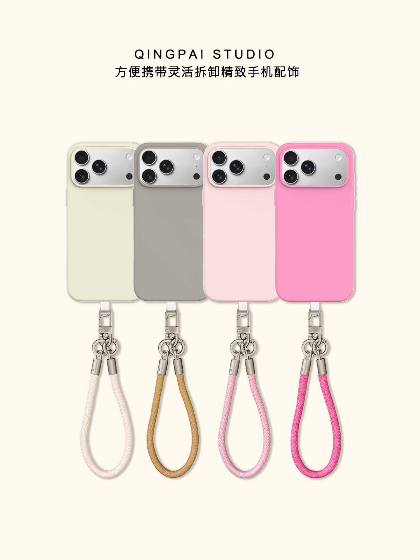 Lightweight Nylon Phone Lanyard, Sturdy and Thickened, Short Wrist Strap for Ccd Camera, Anti-Loss Keychain, USB Flash Drive Holder