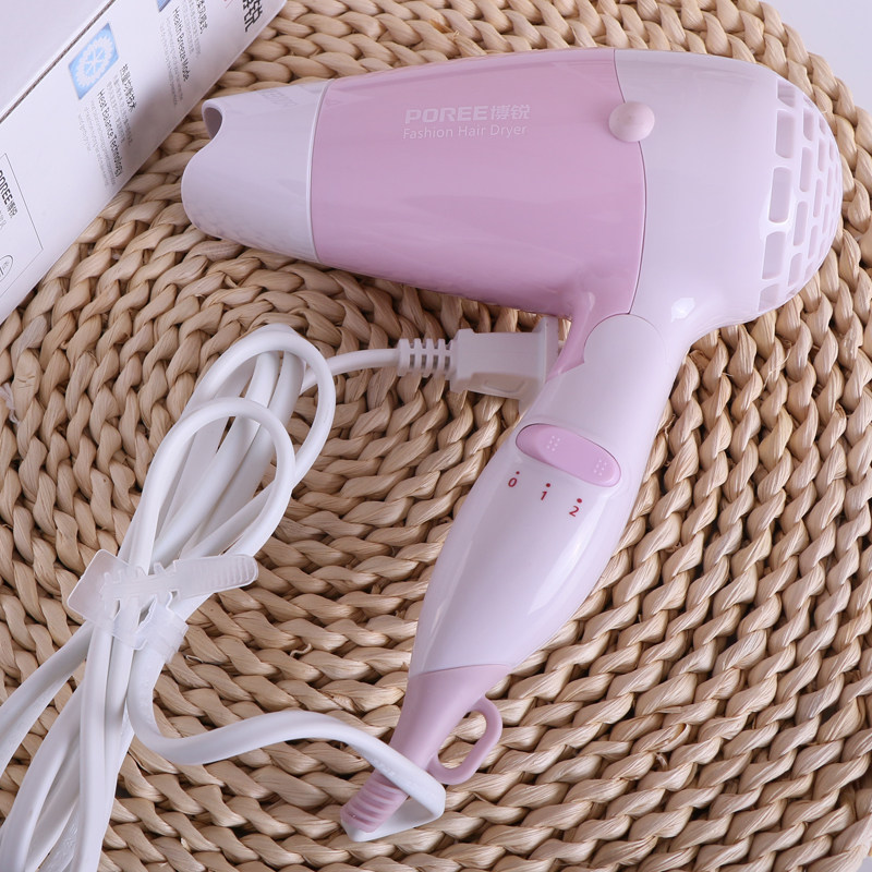 Borui hair dryer PH1601 home student small power dormitory with hot air cylinder constant temperature portable foldable