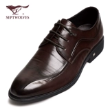 Septwolves, дышащие демисезонные большие туфли для кожаной обуви, очень большая кожаная повседневная обувь, мягкая подошва, в корейском стиле, большой размер