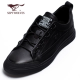 Septwolves, кроссовки, летний пиджак классического кроя, черные низкие туфли, кожаная обувь для кожаной обуви, 2020, в корейском стиле