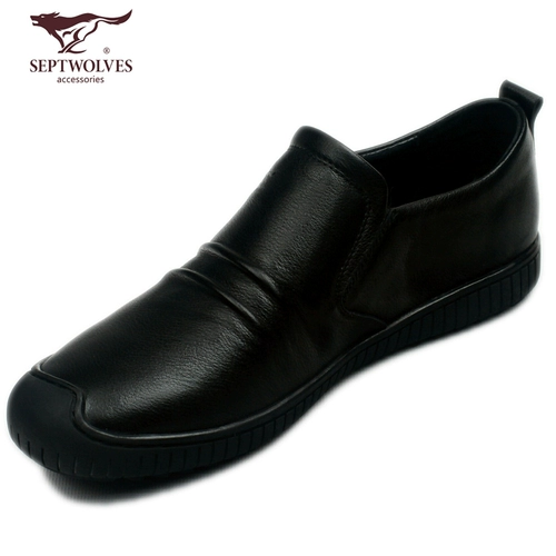 Septwolves, обувь, лоферы, трендовый чехол для отдыха для кожаной обуви, в корейском стиле, осенняя, тренд сезона, из натуральной кожи