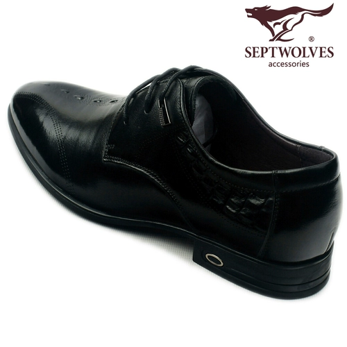 Septwolves, мужская обувь, кожаный пиджак классического кроя для кожаной обуви, свадебные туфли для отдыха, в корейском стиле