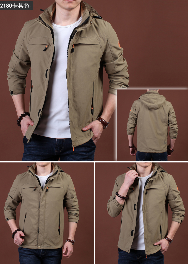 Blouson homme NIANJEEP    manches longues en Nylon - Ref 3118684 Image 15