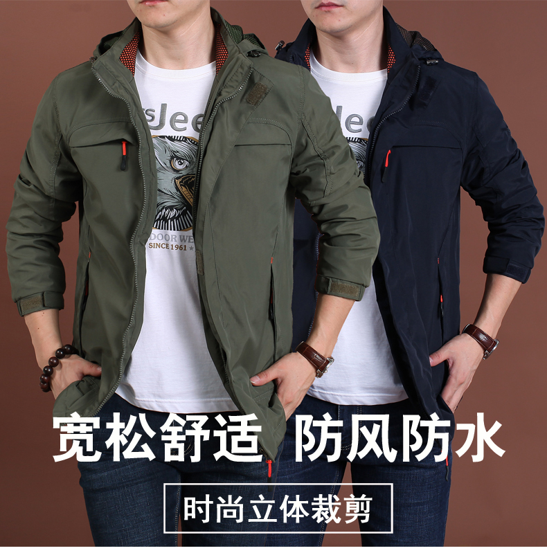 Blouson homme NIANJEEP    manches longues en Nylon - Ref 3118684 Image 7