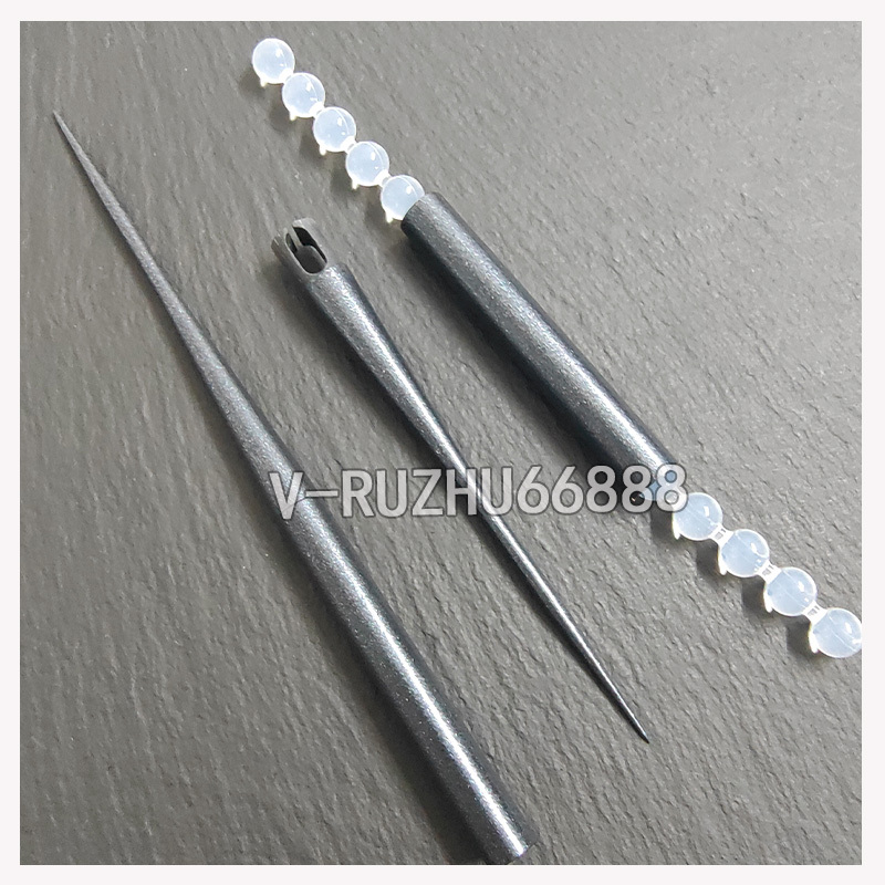 DIY Beading Tool for Men, Half-Circle and Full-Circle Special Split Tube, Master's Special Black Tube